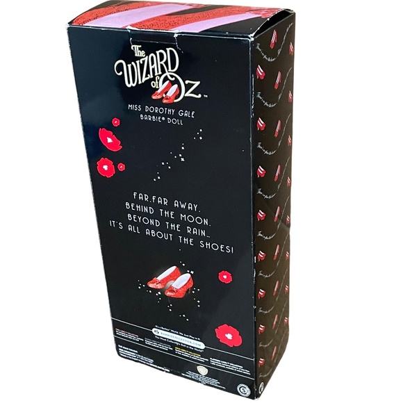 The Wizard of Oz-Miss Dorothy Gale-Barbie Doll Rare 2010 Pink Label New in Box - Picture 3 of 5